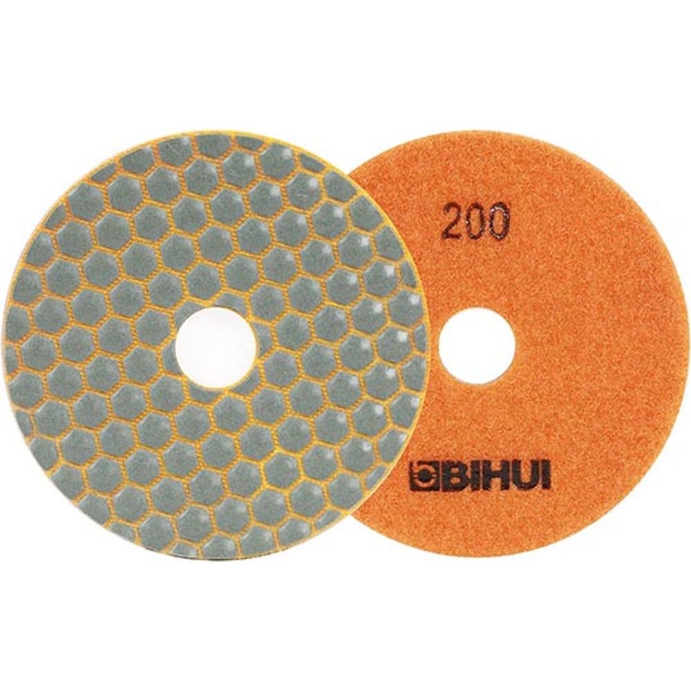 Круг алмазный гибкий шлифовальный (черепашка) 100 мм, №200 BIHUI DPP420 ...