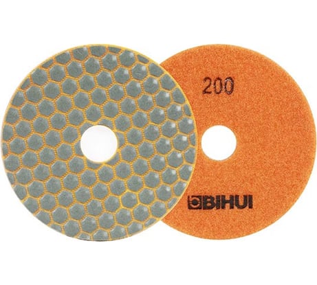 Круг алмазный гибкий шлифовальный (черепашка) 100 мм, №200 BIHUI DPP420