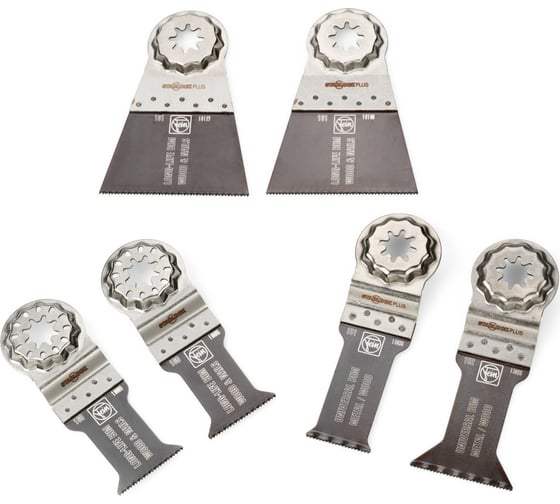 Пильные полотна Best of e-cut starlockplus wood-metal набор из 6 шт Fein 35222967030 1
