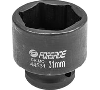 Головка ударная 6-гранная 31 мм, 1/2"DR f-44531 Forsage 52967
