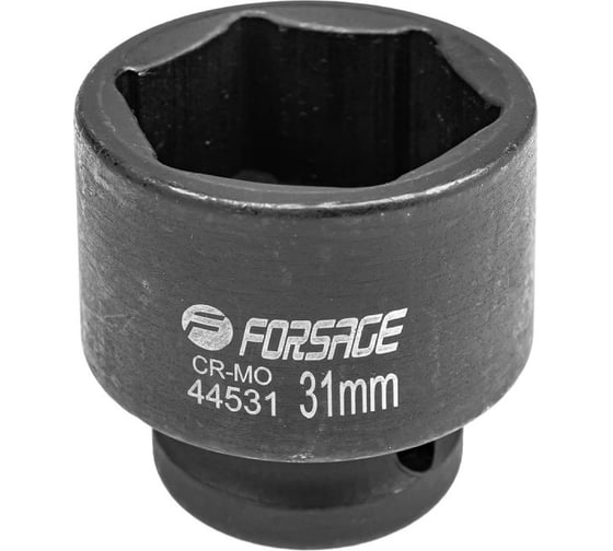 Головка ударная 6-гранная 31 мм, 1/2"DR f-44531 Forsage 52967 1