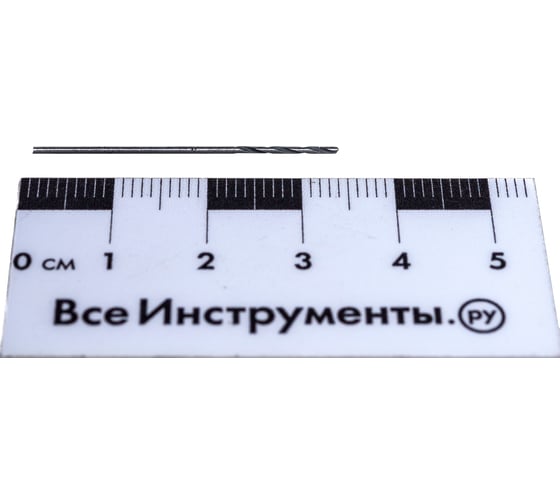 Сверло по металлу (10 шт; 0.9х34х12 мм; Р4М4Х2) СИБРТЕХ 72209