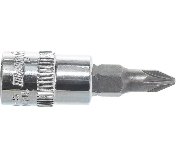 Насадка торцевая 1/4"DR с вставкой-битой PZ1 Ombra 114601