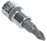 Насадка торцевая 1/4"DR с вставкой-битой PZ1 Ombra 114601 1