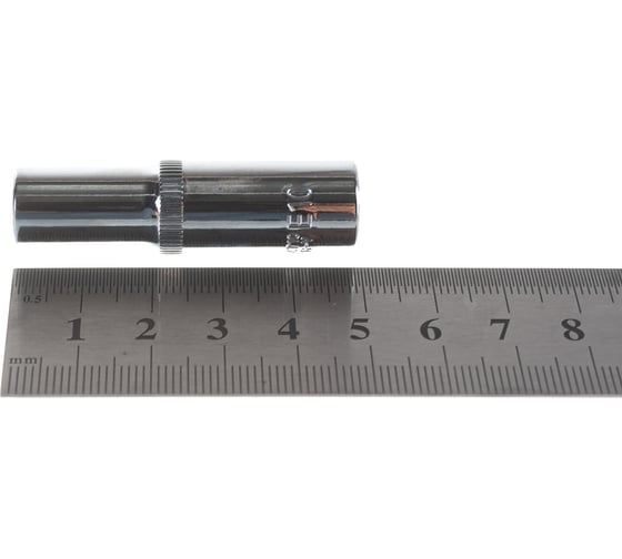 Головка торцевая глубокая 1/4"DR, E10 Ombra 114710
