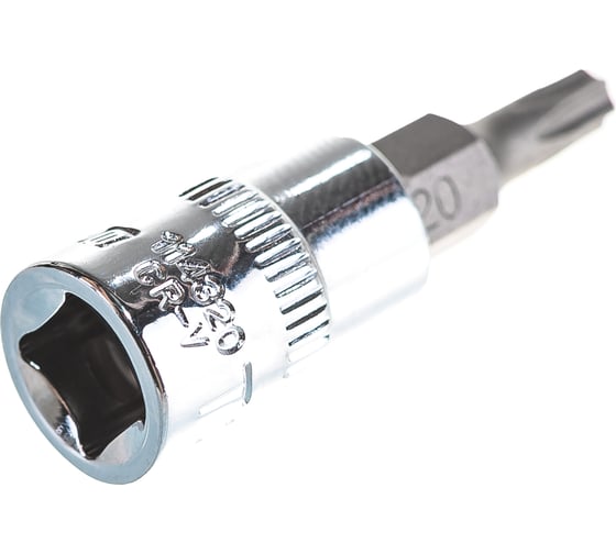 Насадка торцевая 1/4"DR с вставкой-битой T20 Ombra 114320