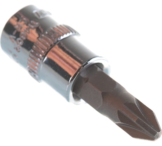 Насадка торцевая 1/4"DR с вставкой-битой PZ2 Ombra 114602