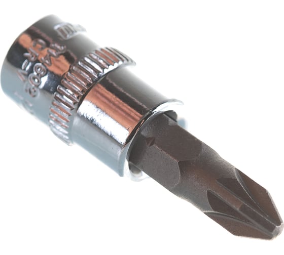 Насадка торцевая 1/4"DR с вставкой-битой PZ2 Ombra 114602