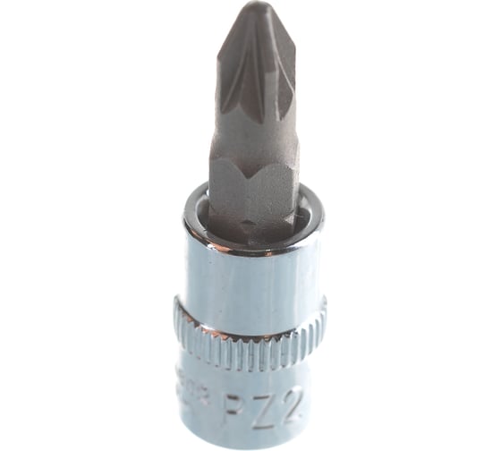 Насадка торцевая 1/4"DR с вставкой-битой PZ2 Ombra 114602