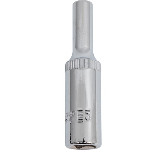 Головка торцевая глубокая 1/4"DR, E5 Ombra 114705