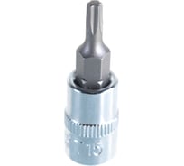 Насадка торцевая 1/4"DR с вставкой-битой T15 Ombra 114315