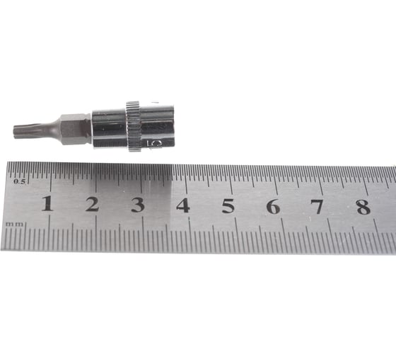 Насадка торцевая 1/4"DR с вставкой-битой T15 Ombra 114315