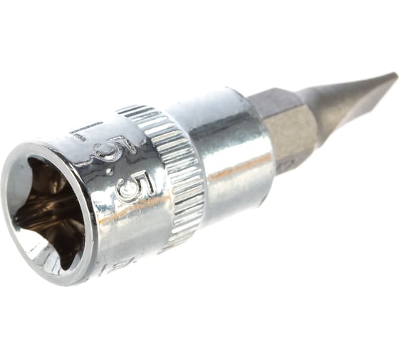 Насадка торцевая 1/4"DR с вставкой-битой SL5.5 Ombra 114555