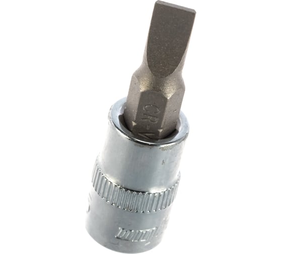 Насадка торцевая 1/4"DR с вставкой-битой SL5.5 Ombra 114555
