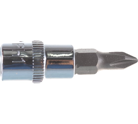 Насадка торцевая 1/4"DR с вставкой-битой РН1 Ombra 114401