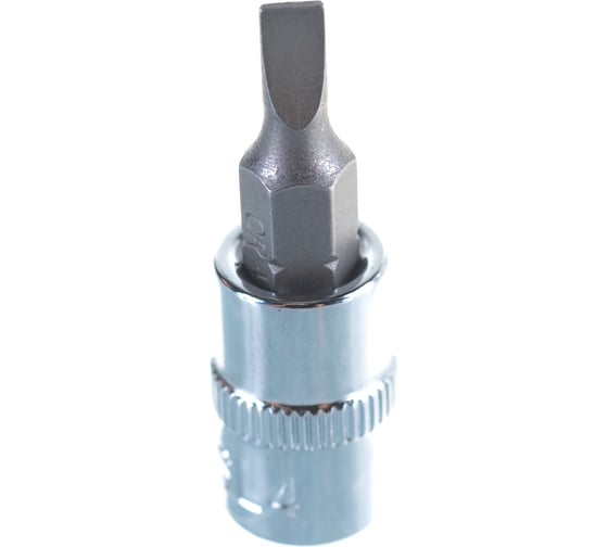 Насадка торцевая 1/4"DR с вставкой-битой SL4 Ombra 114504