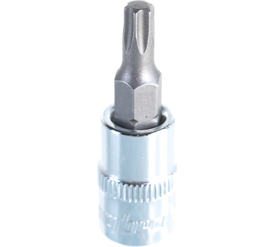 Насадка торцевая 1/4"DR с вставкой-битой T25 Ombra 114325