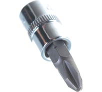 Насадка торцевая 1/4"DR с вставкой-битой РН2 Ombra 114402
