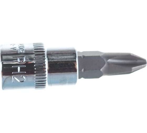 Насадка торцевая 1/4"DR с вставкой-битой РН2 Ombra 114402