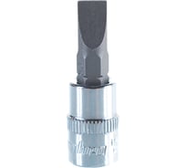 Насадка торцевая 1/4"DR с вставкой-битой SL6.5 Ombra 114565
