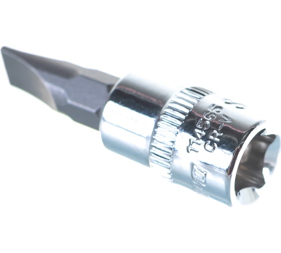 Насадка торцевая 1/4"DR с вставкой-битой SL6.5 Ombra 114565