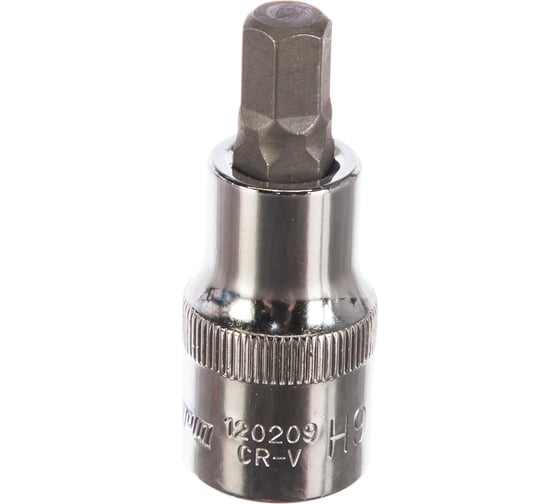 Насадка торцевая 1/2"DR с вставкой-битой Н9 Ombra 120209 1