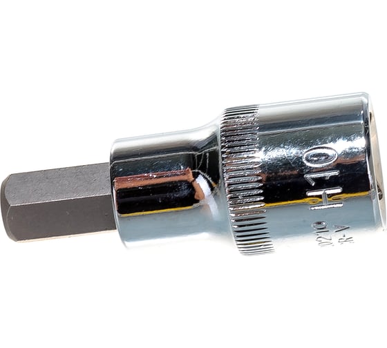 Насадка торцевая 1/2"DR с вставкой-битой Н10 Ombra 120210