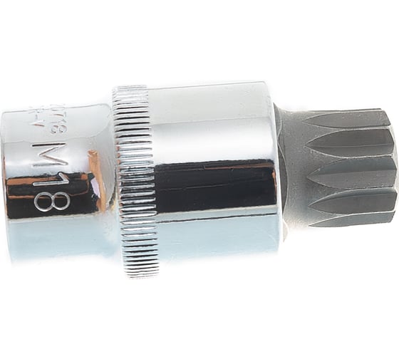Насадка торцевая 1/2"DR с вставкой-битой SPLINE, M18 Ombra 120718