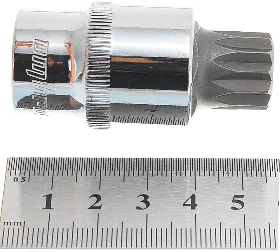Насадка торцевая 1/2"DR с вставкой-битой SPLINE, M18 Ombra 120718