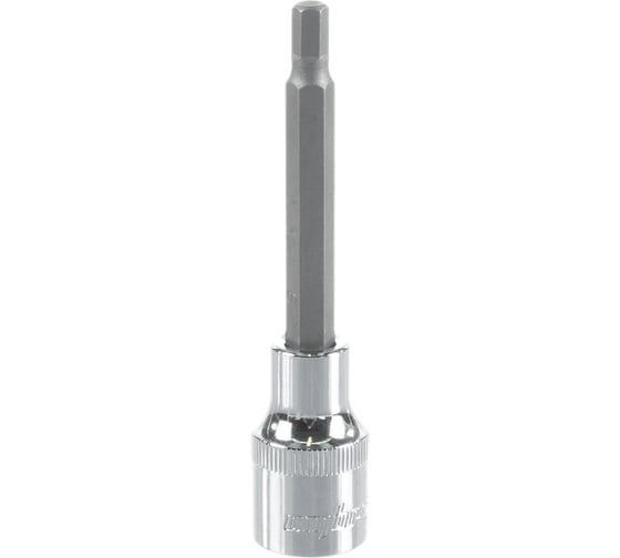 Насадка торцевая 1/2"DR с вставкой-битой Н6, 100 мм Ombra 121206 1