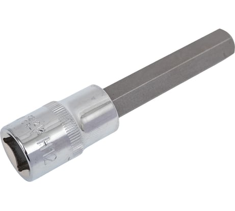 Насадка торцевая 1/2"DR с вставкой-битой Н12, 100 мм Ombra 121212