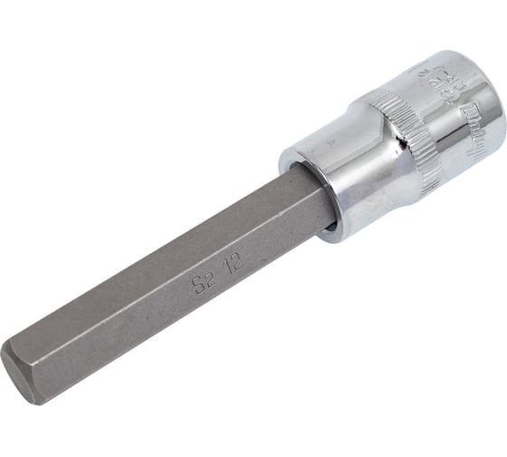 Насадка торцевая 1/2"DR с вставкой-битой Н12, 100 мм Ombra 121212