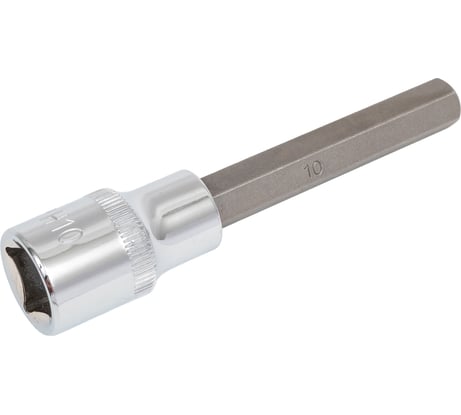 Насадка торцевая 1/2"DR с вставкой-битой Н10, 100 мм Ombra 121210