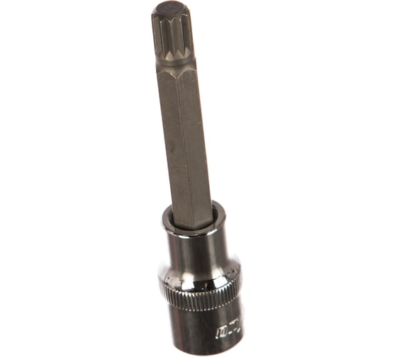 Насадка торцевая 1/2"DR с вставкой-битой SPLINE, M10, 100 мм Ombra 121710