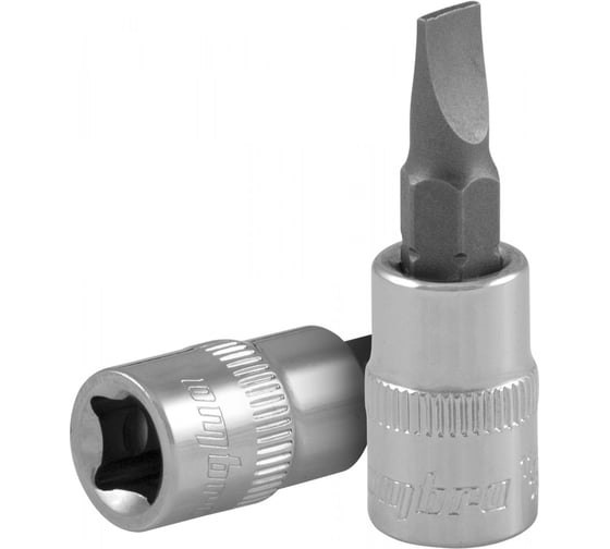 Насадка торцевая 3/8"DR с вставкой-битой шлицевой, SL5.5 Ombra 138555 1