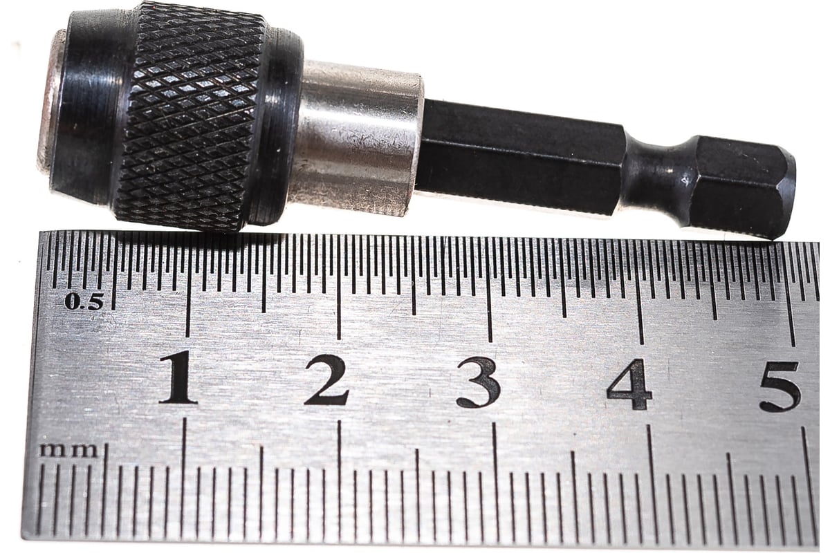 Держатель для вставок-бит 1/4"HDR с механической фиксацией, 50 мм Ombra ...