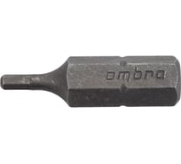 Вставка-бита 1/4"DR шестигранная, H2, 25 мм Ombra 514220