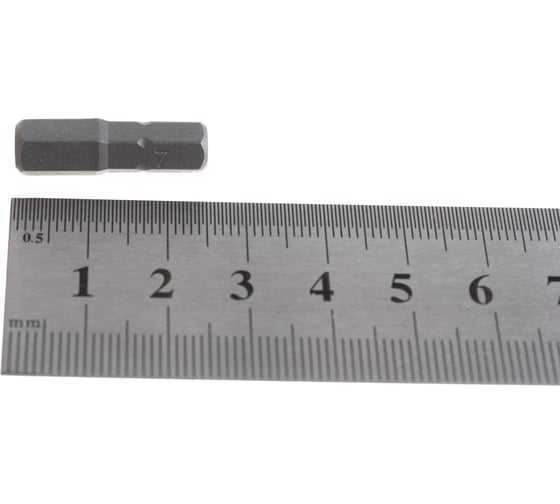 Вставка-бита 1/4"DR шестигранная, H7, 25 мм Ombra 514270