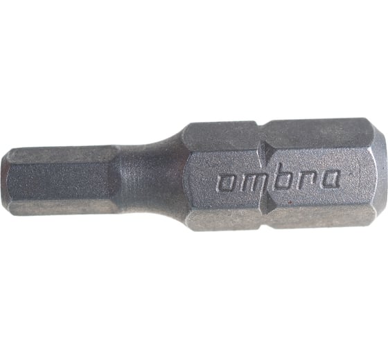Вставка-бита 1/4"DR шестигранная, H4, 25 мм Ombra 514240