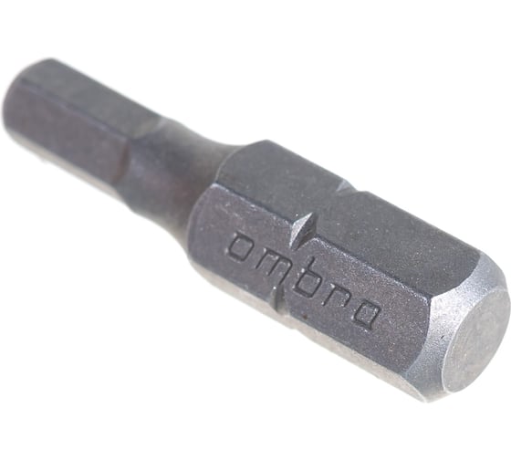 Вставка-бита 1/4"DR шестигранная, H4, 25 мм Ombra 514240