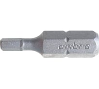 Вставка-бита 1/4"DR шестигранная, H3, 25 мм Ombra 514230