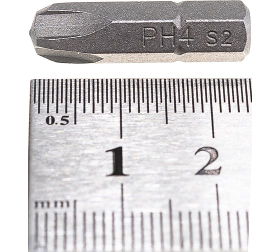 Вставка-бита 1/4"DR крестовая, РН4, 25 мм Ombra 514404