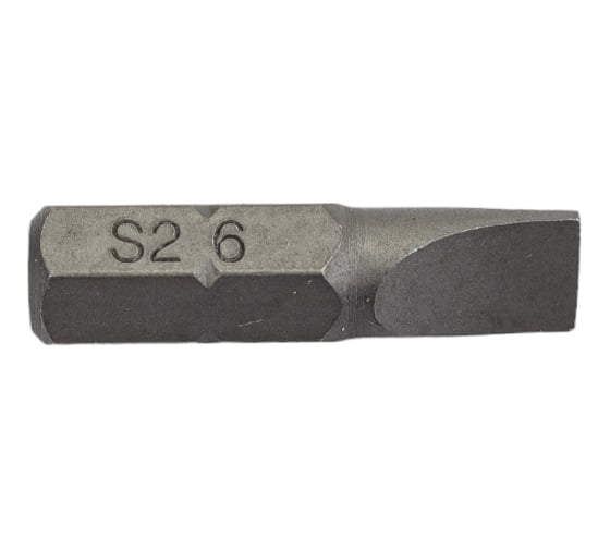 Вставка-бита 1/4"DR шлицевая, SL6, 25 мм Ombra 514560