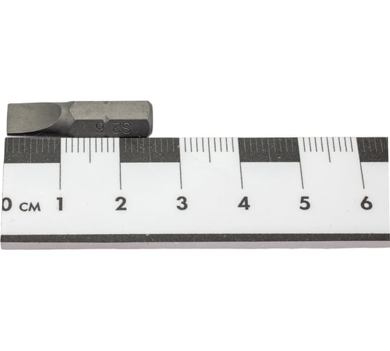 Вставка-бита 1/4"DR шлицевая, SL6, 25 мм Ombra 514560