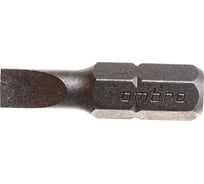 Вставка-бита 1/4"DR шлицевая, SL5, 25 мм Ombra 514550