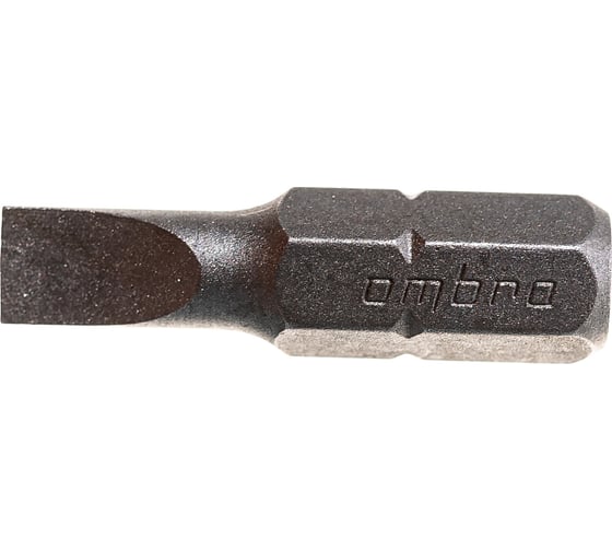 Вставка-бита 1/4"DR шлицевая, SL5, 25 мм Ombra 514550