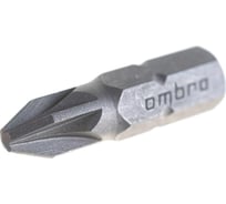 Вставка-бита 1/4"DR POZIDRIVE, PZ2, 25 мм Ombra 514602
