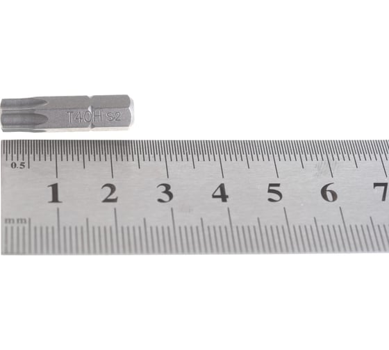 Вставка-бита 1/4"DR T-TORX, T40H, 25 мм Ombra 514840