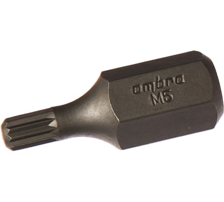 Вставка-бита 10 мм DR SPLINE, M5, 30 мм Ombra 531705