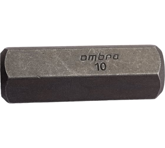Вставка-бита 10 мм DR шестигранная, H10, 30 мм Ombra 531210
